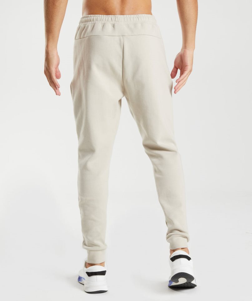 Men's Gymshark Rest Day Knit Jogger Cream | CA 8NA603